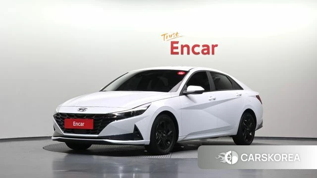 Hyundai Avante (CN7) 2022 Белый из Кореи