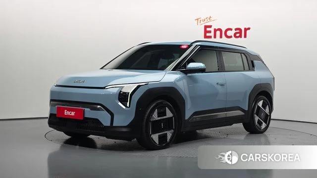 Kia EV3 2024 Небесно-голубой из Кореи