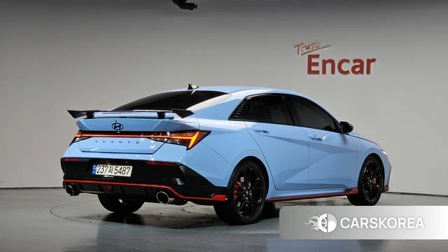 Hyundai The New Avante (CN7) 2024 Небесно-голубой из Кореи