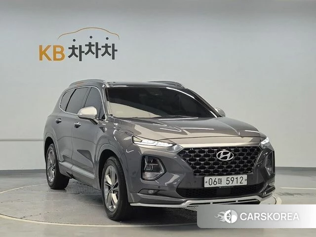 Hyundai Santa Fe TM 2018 Серый из Кореи