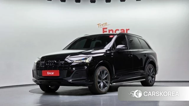 Audi Q7 (4M) 2023 Черный из Кореи