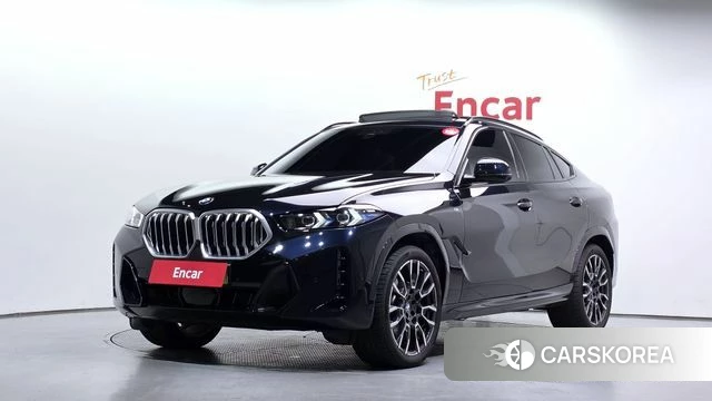 BMW X6 (G06) 2025 Черный из Кореи