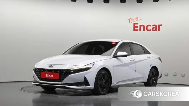 Hyundai Avante (CN7) 2022 Белый из Кореи