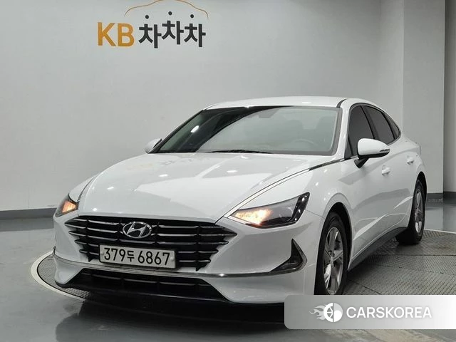 Hyundai Sonata (DN8) 2019 Белый из Кореи