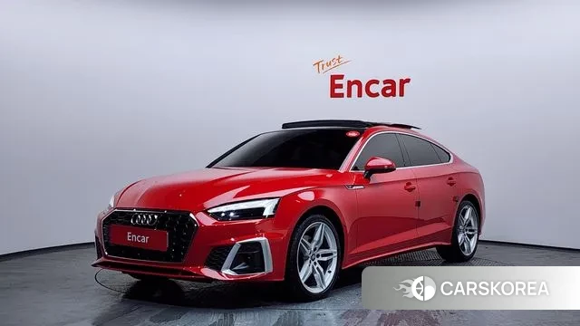 Audi A5 (F5) 2021 Красный из Кореи