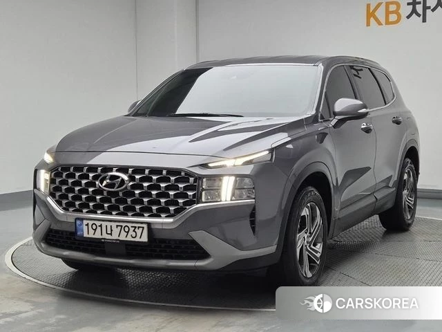 Hyundai The New Santa Fe 2021 Серый из Кореи