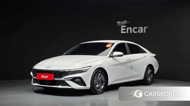 Hyundai The New Avante Hybrid (CN7) 2023 Белый из Кореи