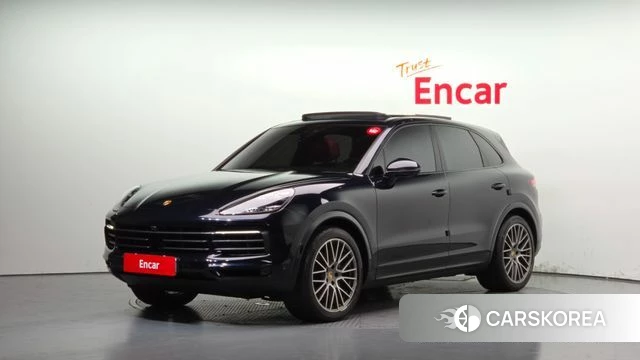Porsche Cayenne (PO536) 2023 Черный из Кореи