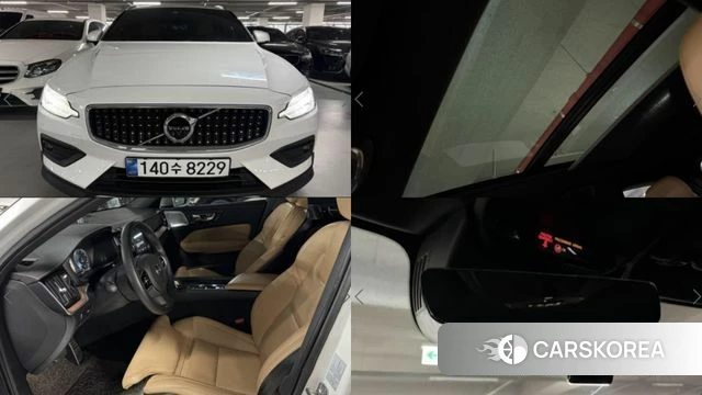 Volvo V60 Cross-Country 2nd Generation 2021 Белый из Кореи