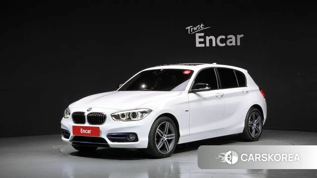 BMW 1 Series (F20) 2018 Белый из Кореи