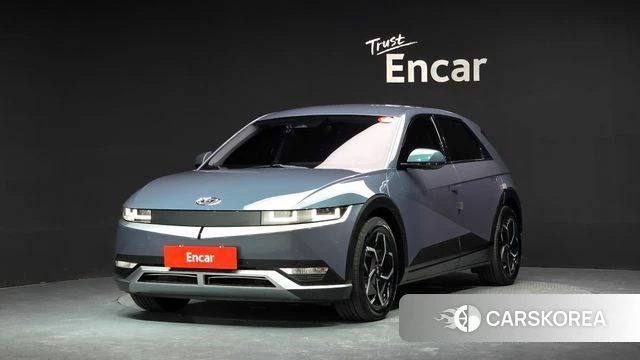 Hyundai Ionic 5 2021 Небесно-голубой из Кореи