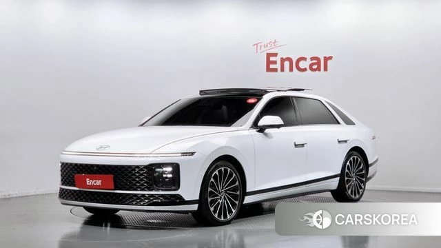 Hyundai Grandeur Hybrid (GN7) 2024 Белый из Кореи