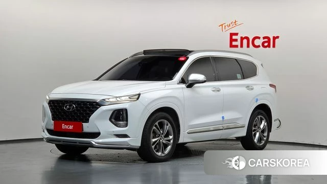 Hyundai Santa Fe TM 2018 Белый из Кореи