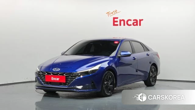 Hyundai Avante (CN7) 2023 Синий из Кореи