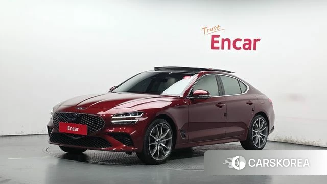 Genesis The New G70 2025 Красный из Кореи
