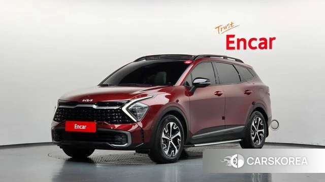 Kia Sportage 5th Generation Hybrid 2022 Красный из Кореи