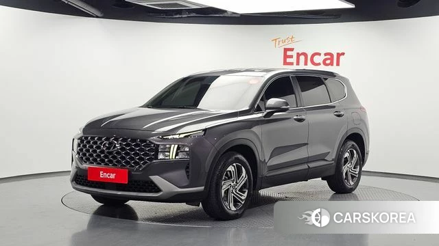 Hyundai The New Santa Fe 2021 Серый из Кореи