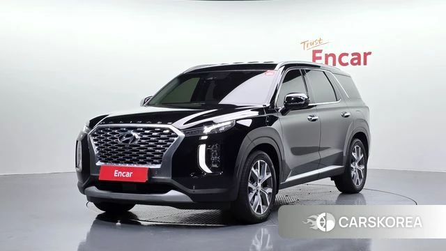 Hyundai Palisade 2021 Черный из Кореи