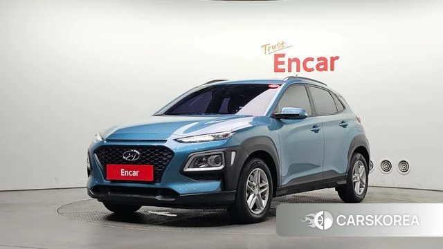 Hyundai Kona 2018 Небесно-голубой из Кореи