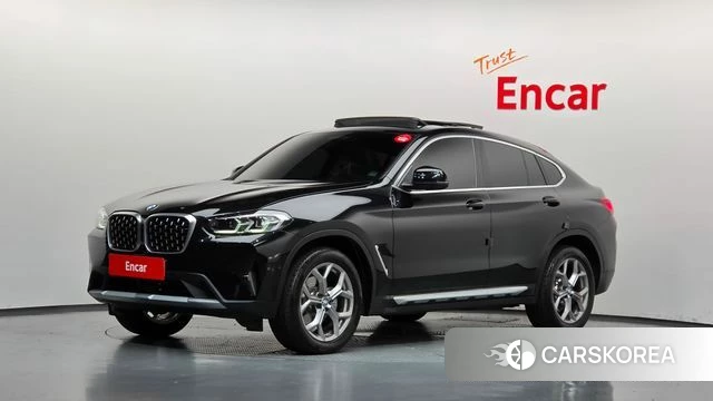 BMW X4 (G02) 2022 Черный из Кореи