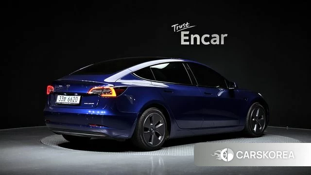 Tesla Model 3 2022 Синий из Кореи