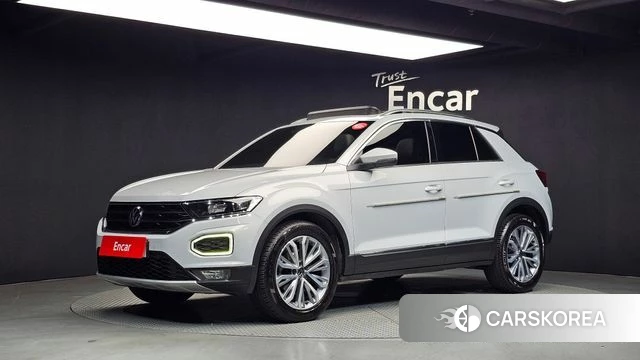 Volkswagen T-Roc 2021 Белый из Кореи
