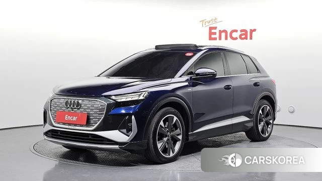Audi Q4 e-Tron (F4) 2022 Синий из Кореи