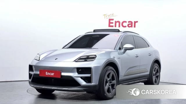 Porsche Makan EV 2025 Светло-серебряный цвет из Кореи