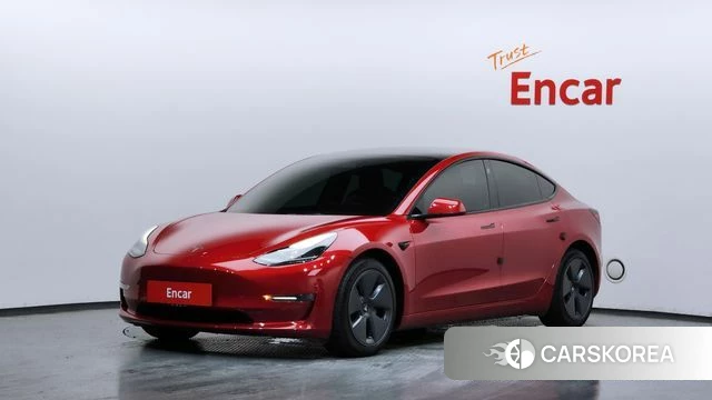 Tesla Model 3 2022 Красный из Кореи