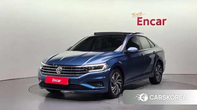 Volkswagen 7th Generation of Jetta 2021 Синий из Кореи