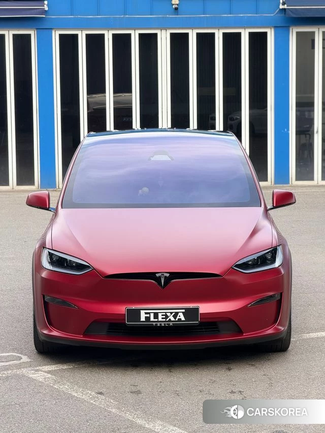 Tesla Model X 2023 Красный из Кореи