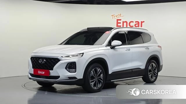 Hyundai Santa Fe TM 2018 Белый из Кореи