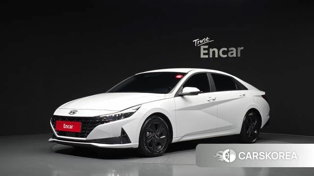 Hyundai Avante (CN7) 2022 Белый из Кореи