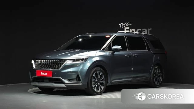 Kia Carnival 4th generation 2020 Небесно-голубой из Кореи