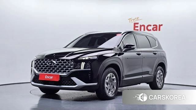 Hyundai The New Santa Fe 2021 Черный из Кореи