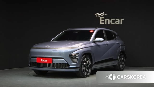 Hyundai Kona Electric (SX2) 2023 Светло-серебряный цвет из Кореи