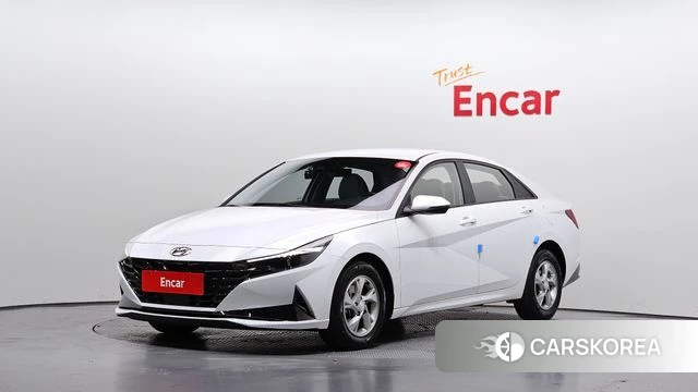 Hyundai Avante (CN7) 2021 Белый из Кореи
