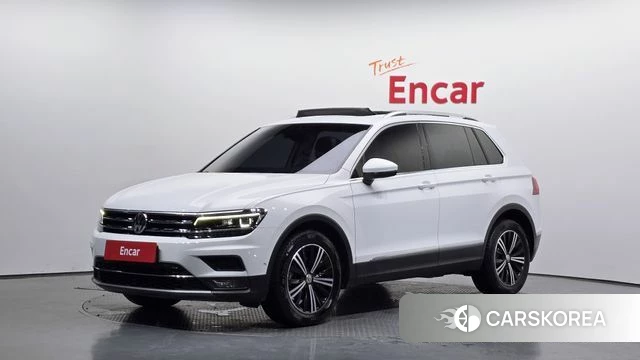 Volkswagen Tiguan second Generation 2018 Белый из Кореи