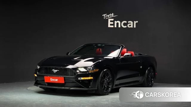 Ford Mustang 2021 Черный из Кореи