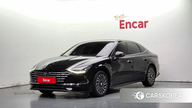 Hyundai Sonata Hybrid (DN8) 2019 Черный из Кореи