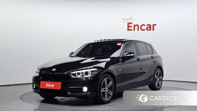 BMW 1 Series (F20) 2018 Черный из Кореи