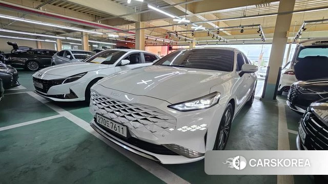 Kia K8 Hybrid 2022 Белый из Кореи, фото 2