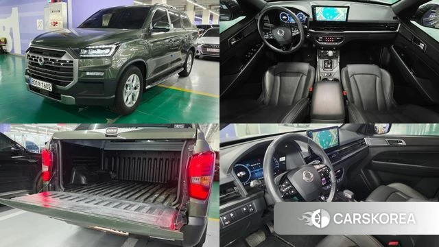 Ssangyong The New Rexton Sport 2024 Светло-зеленый из Кореи