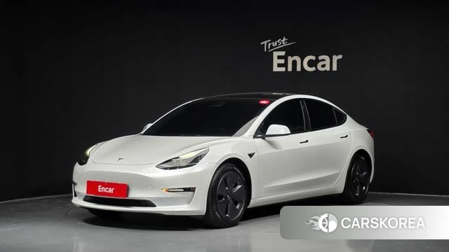 Tesla Model 3 2022 Белый из Кореи