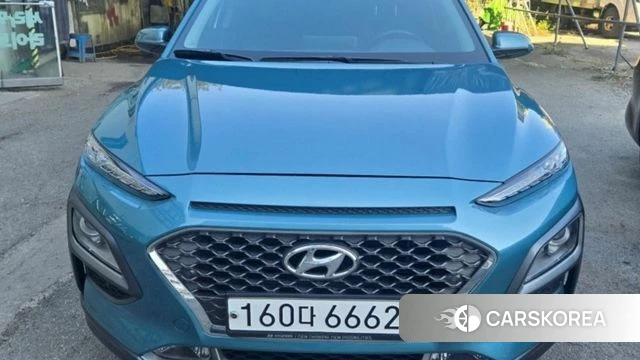 Hyundai Kona Hybrid 2019 Синий нефрит из Кореи