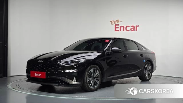 Kia K8 Hybrid 2021 Черный из Кореи
