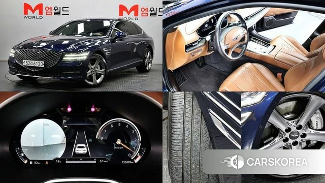 Genesis G80 (RG3) 2020 Синий из Кореи