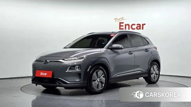 Hyundai Kona Electric 2019 Серебристо-серый из Кореи