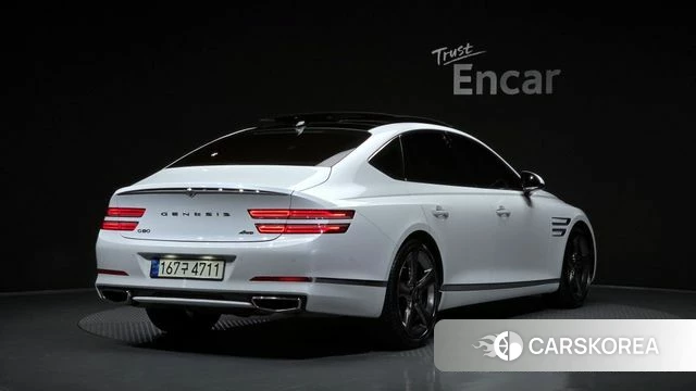Genesis G80 (RG3) 2021 Белый из Кореи