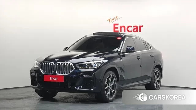 BMW X6 (G06) 2021 Черный из Кореи